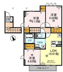 Ｃｅｎｔｒａｌ　Ｓの物件間取画像